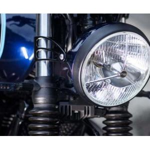 ボンネビル T100/T120 スラクストン ロング ヘッドライトブラケット