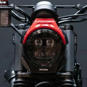 ホンダ CL500/CL250 ウインカー＆ポジションライト付き フォークカバー THE NIGHTCRAWLER MOTOISM｜motoparts