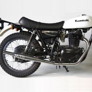 カワサキ エストレヤ ヴィンテージマフラー フルエキ ダウンモーター