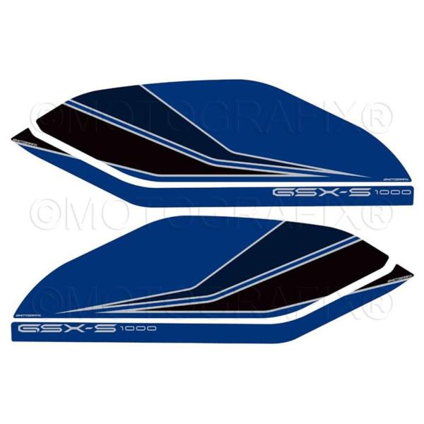 GSX-S1000GT ボディパッド KNEE DBLU/NEVY モトグラフィックス