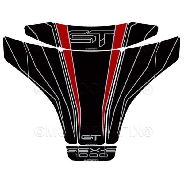 GSX-S1000GT タンクパッド BLK／RED モトグラフィックス