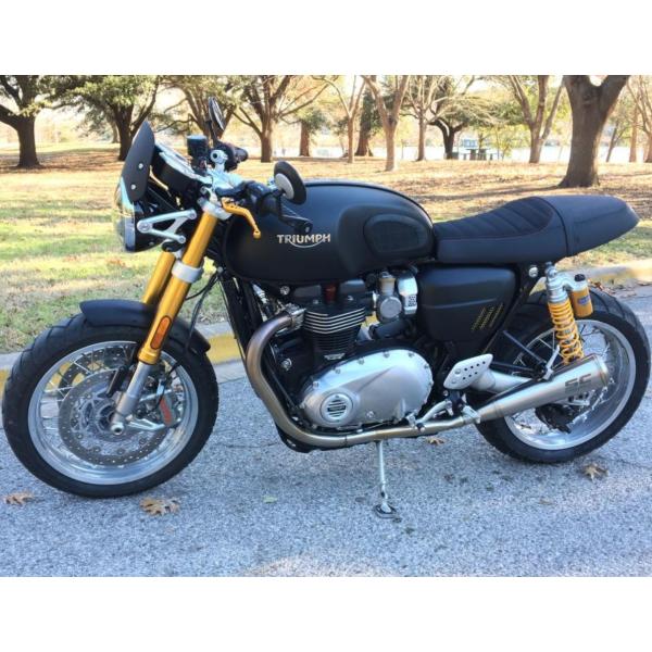 モトトリオ（MotoTrio）スラクストン/スピードツイン サイドカバー マットブラック Omega...