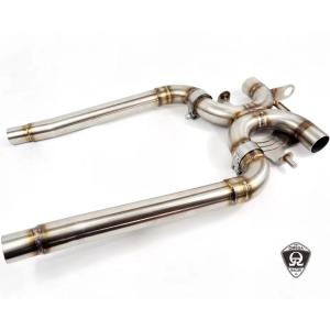 Motone Xパイプ 触媒レス エキゾーストパイプ トライアンフ 水冷ツイン