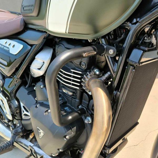 トライアンフ スクランブラー400X/スピード400 エンジンガード ブラック Omega Race...