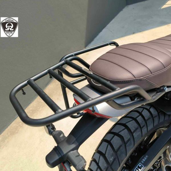 トライアンフ スクランブラー400X/スピード400 リアラゲッジラック ブラック Omega Ra...