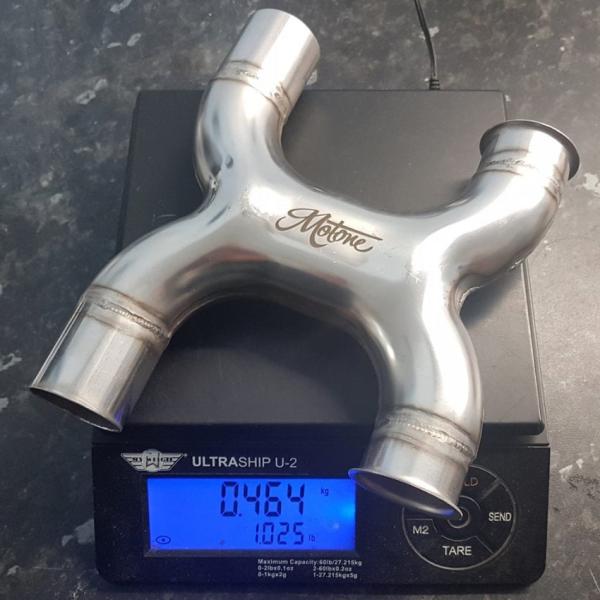 Motone Xパイプ 触媒レス エキゾーストパイプ ライトバージョン　トライアンフ水冷ツイン Bo...