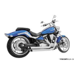 Freedom Performance アメンドメント スラッシュアウト マフラー クローム  レイダー(XV1900 Raider) 08-17｜motoparts