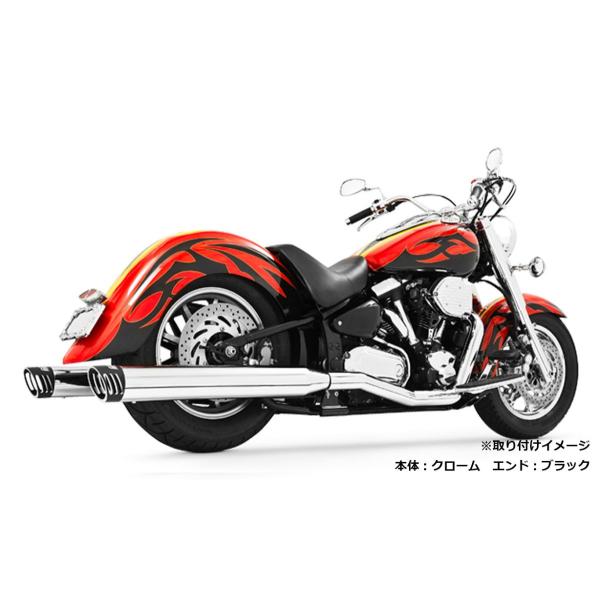 Freedom Performance レース フルシステム クローム/ブラック ロードスター 99...