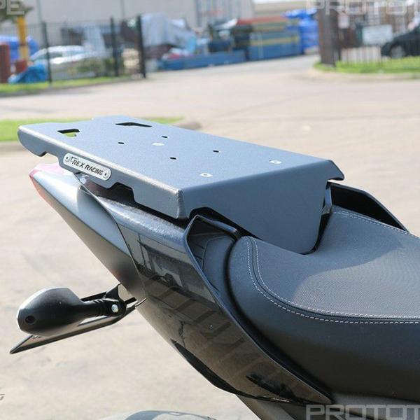 ストリートトリプル RS ラゲッジラック with GIVI トップケース T-Rex Racing