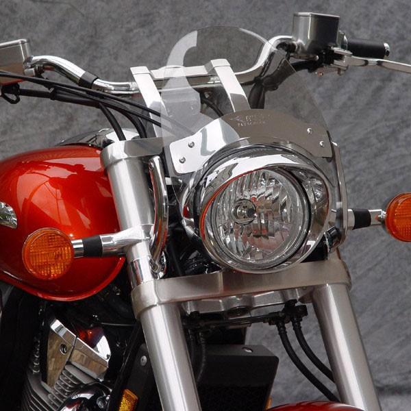 National Cycle Flyscreen LS ウィンドシールド カーブドブラケット 52-...