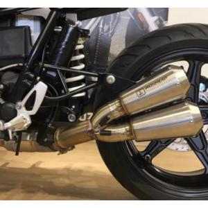 BMW RnineT スリップオン マフラーDUAL RACE XTREM イクシル｜motoparts