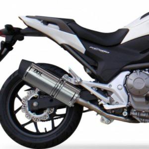 NC700X/NC750X スリップオンマフラー DUAL HYPERLOW BLACK XL イクシル