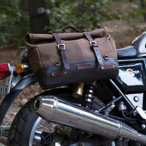 TRIP MACHINE(トリップマシン) アウトロー サドルバッグ レザー タバコブラウン 汎用