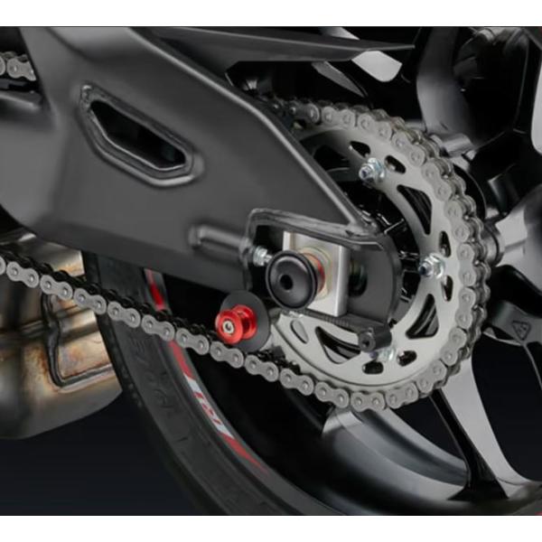 YZF-R6,YZF-R1 リアホイールアクスルプロテクション スライダー リゾマ