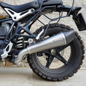 BMW RnineT フルエキゾースト マフラー シルバー FCRオリジナル