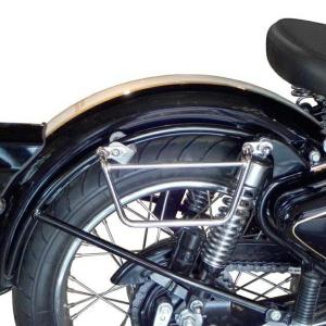 ロイヤル エンフィールド クラシック350 サドルバッグ ステー クローム 左右セット La Poderosa｜motoparts