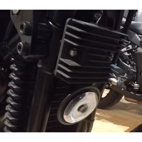 空冷 ボンネビル T100 SE, スラクストン, スクランブラー レギュレーター ホーン 移設ブラ...