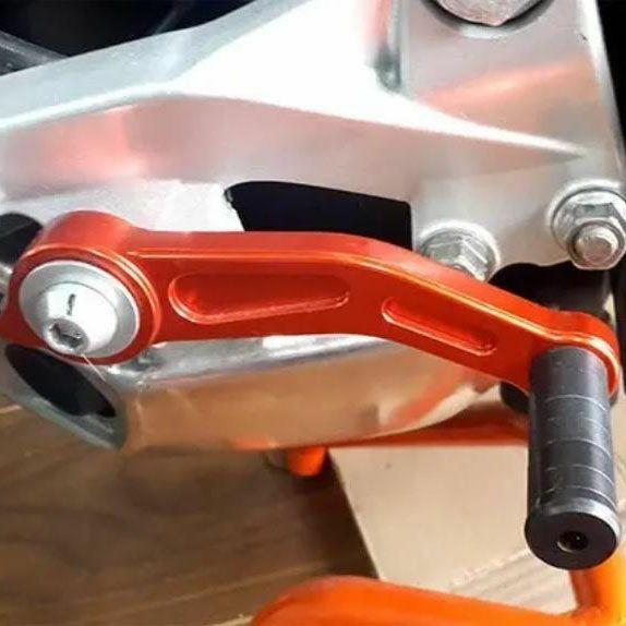 KTM DUKE/RC 125/200/390 ブレーキ/チェンジペダルレバーセット  オレンジ