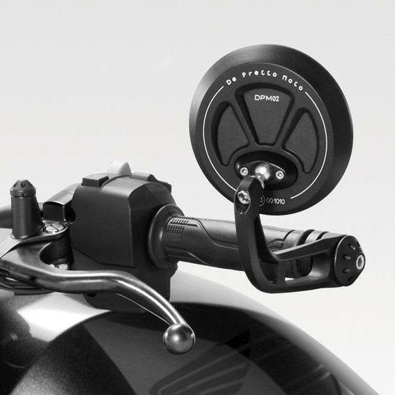 レブル1100 バーエンドミラー EXENTIAL SS ブラック Eマーク付き DPM