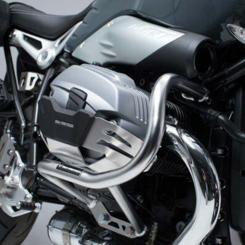 RnineTシリーズ 20- エンジンガード シルバー SW-MOTECH