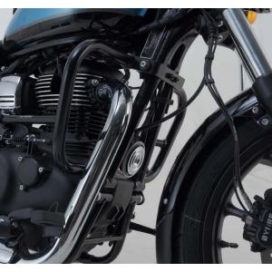 キジマ(KIJIMA) エンジンガード スチールブラック CB400SF/SB