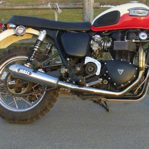 トライアンフ　スクランブラー　マフラー スクランブラー900/ストリートスクランブラー フルエキゾースト