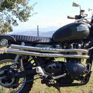 ボンネビル T100/T120 (2021-2025) スリップオンマフラー レース ZARD