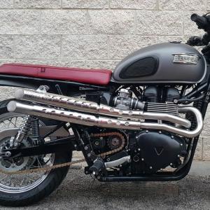XRV750 アフリカツイン GP1 ステンレス スリップオンマフラー MASS