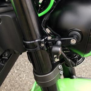 ボンネビル T100/T120 スラクストン ロング ヘッドライトブラケット