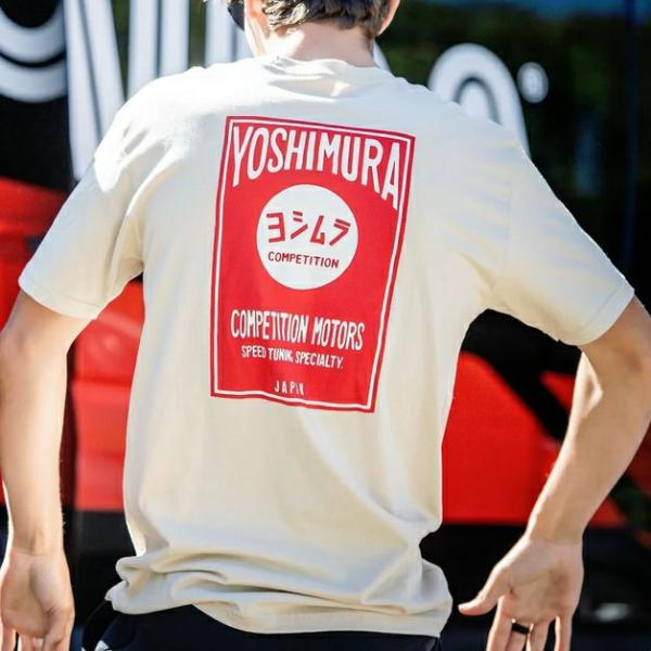 US ヨシムラ Tシャツ  &quot;Competition Motors&apos;&quot; タン