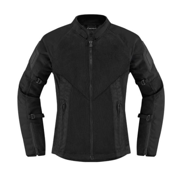 ICON レディース メッシュAF ジャケット ブラック