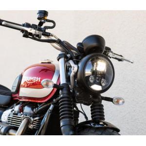 T100/T120 ヘッドライトステー＆レギュレーターブラケット シルバー