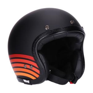 Roeg x 13-1/2 ジェットヘルメット ファイヤーパターン ゴールド