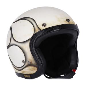 Roeg x 13-1/2 ジェットヘルメット マットスクラッチ・ホワイト｜motoparts