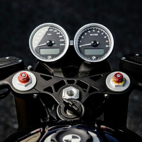 BMW RnineT セパハン付き  トップブリッジ ブラック V2 LE MOTOGRAPHE