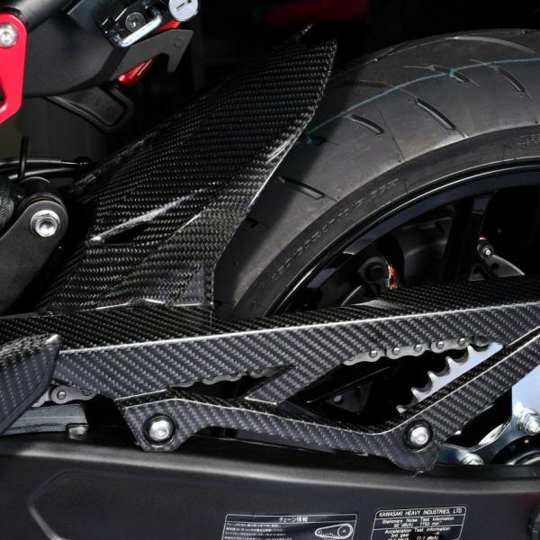 ZX-25R リアフェンダー 純正形状 ドライカーボン SPEEDRA