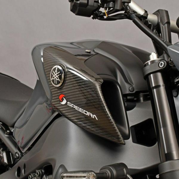 MT-09/SP エアダクトカバー 左右セット ドライカーボン SPEEDRA