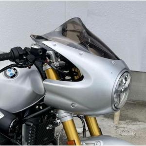 BMW RnineT 14- フロントカウル フェアリング ロケットカウル シルバーアルミニウム DKdesign｜motoparts