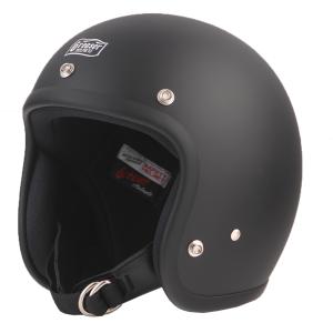 SHM Genuine ジェットヘルメット マットブラック : モトパーツ バイク