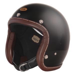 SG規格取得 【SHM】 Lot-500 ジェットヘルメット (Mサイズ/57cm〜58cm