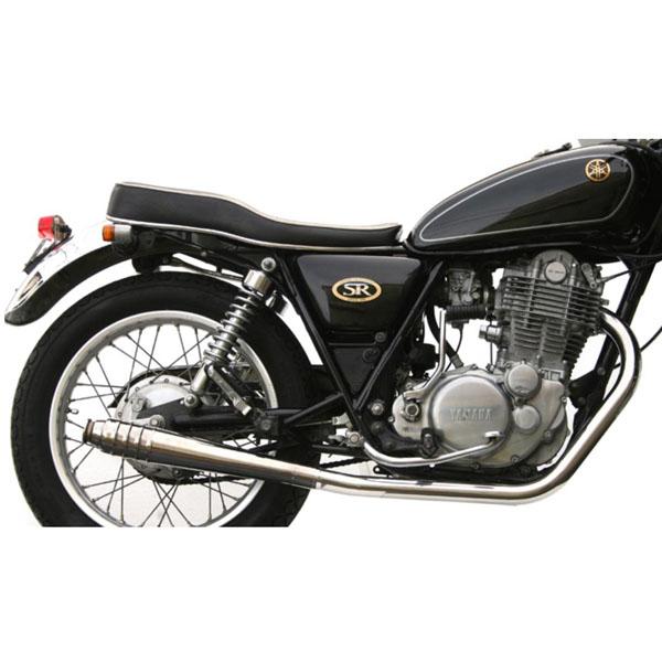 ヤマハ SR400/500 69メガホン フルエキ ダウン モーターロック