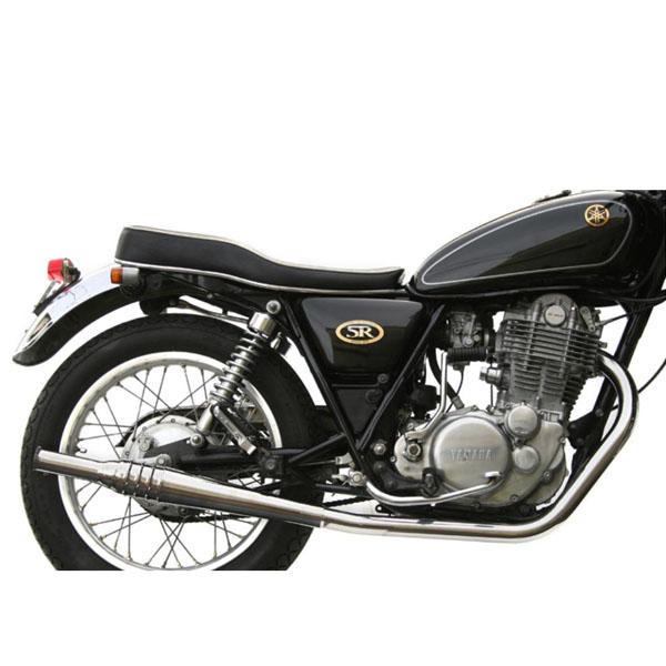 ヤマハ SR400/500 69トランペット フルエキ ダウン モーターロック