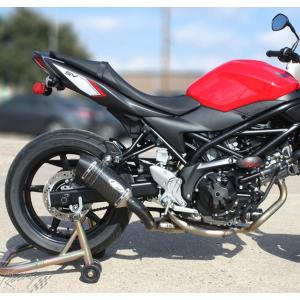 SV650 リアフェンダー ハガー 2016- ブラック シルバーメッシュ