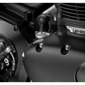 Motone ビッグフィン エキゾーストクランプ ポリッシュ トライアンフ