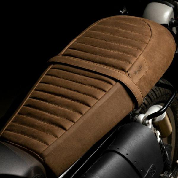 インターセプター650/コンチネンタルGT650 ツーリング レザー シート タバコブラウン TRI...