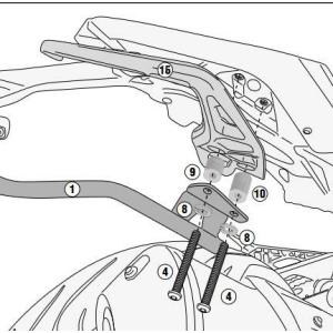 GIVI G310R BMW リアキャリア MONOLOCK/MONOKEY｜motoparts