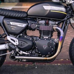 トライアンフ スピードツイン ヘッドライト＆スピードメーター