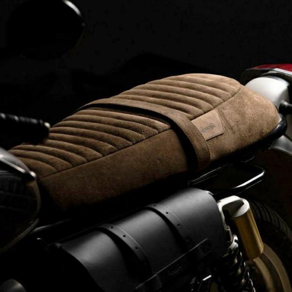 インターセプター650/コンチネンタルGT650 ツーリング スエード シート タバコブラウン TR...