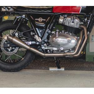 インターセプター/コンチネンタルGT 650 STINGER 2-1フルエキ マフラー ロイヤルエン...