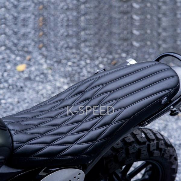 トライアンフ スクランブラー400X/スピード400 シート Diabolus ミックススタイル ブ...